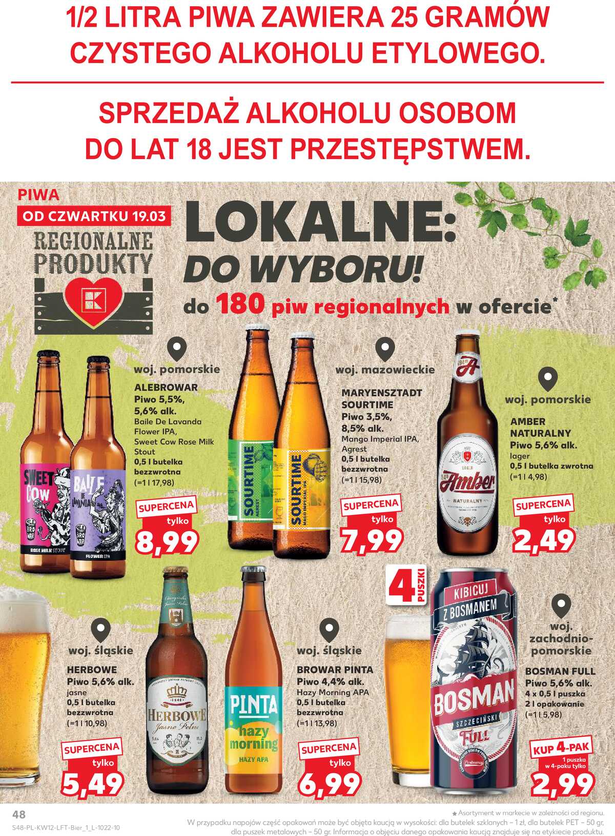 Leták Kaufland Polsko 19.3.-25.3.2026 - Noviny týdne strana 48