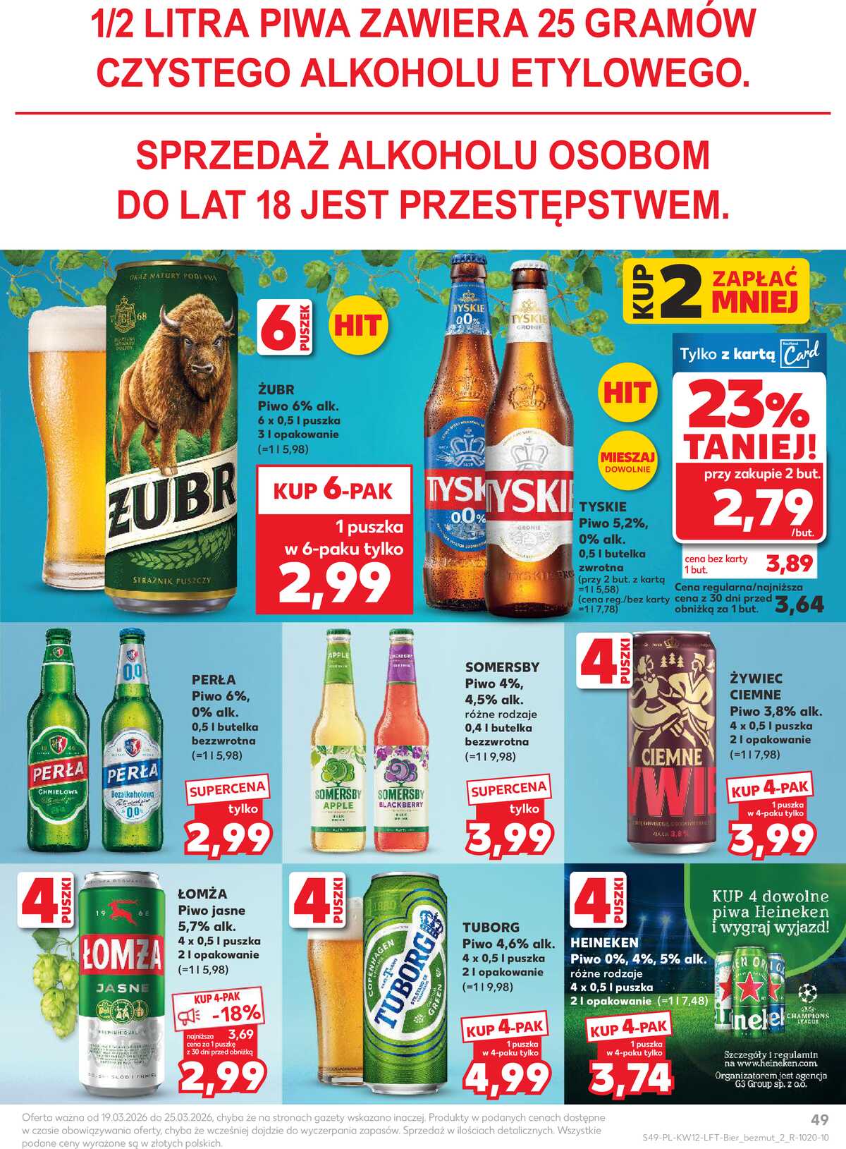 Leták Kaufland Polsko 19.3.-25.3.2026 - Noviny týdne strana 49