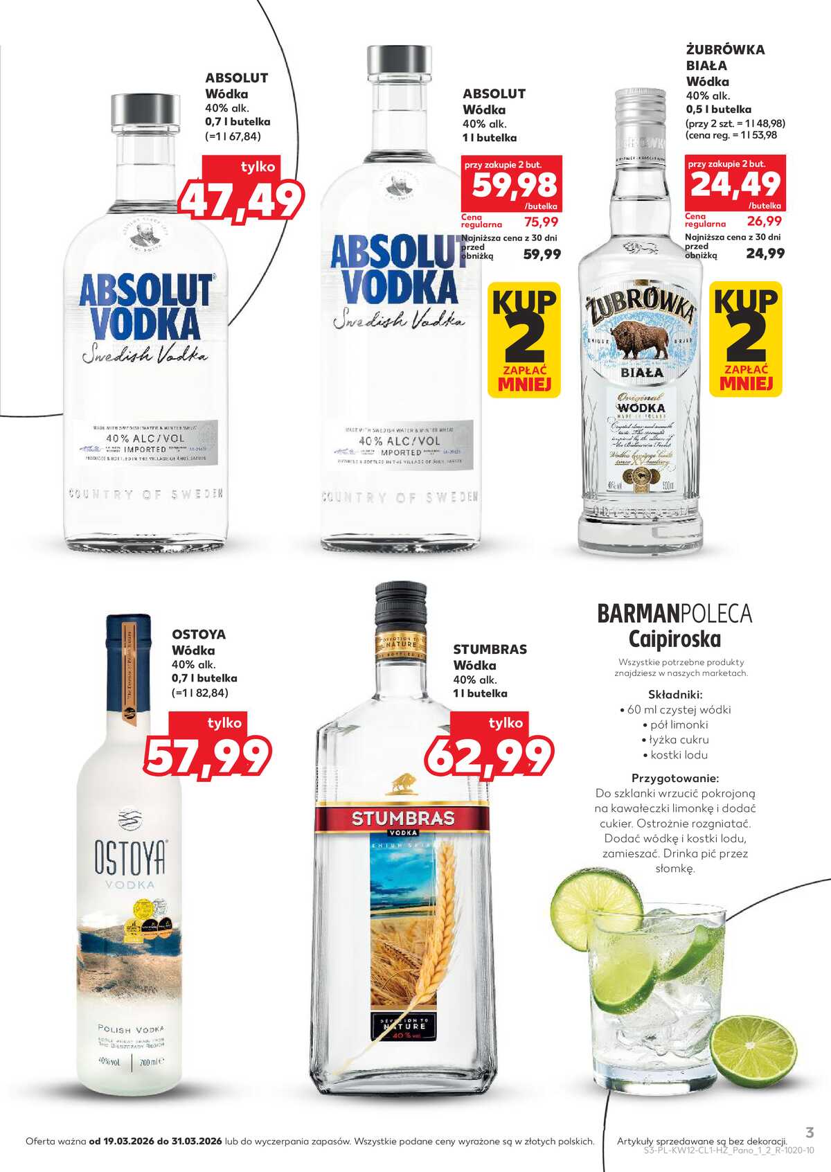 Leták Kaufland Polsko 19.3.-31.3.2026 - Bar Kaufland strana 3