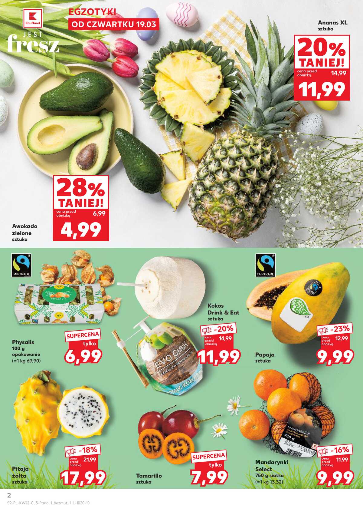 Leták Kaufland Polsko 19.3.-4.4.2026 strana 2