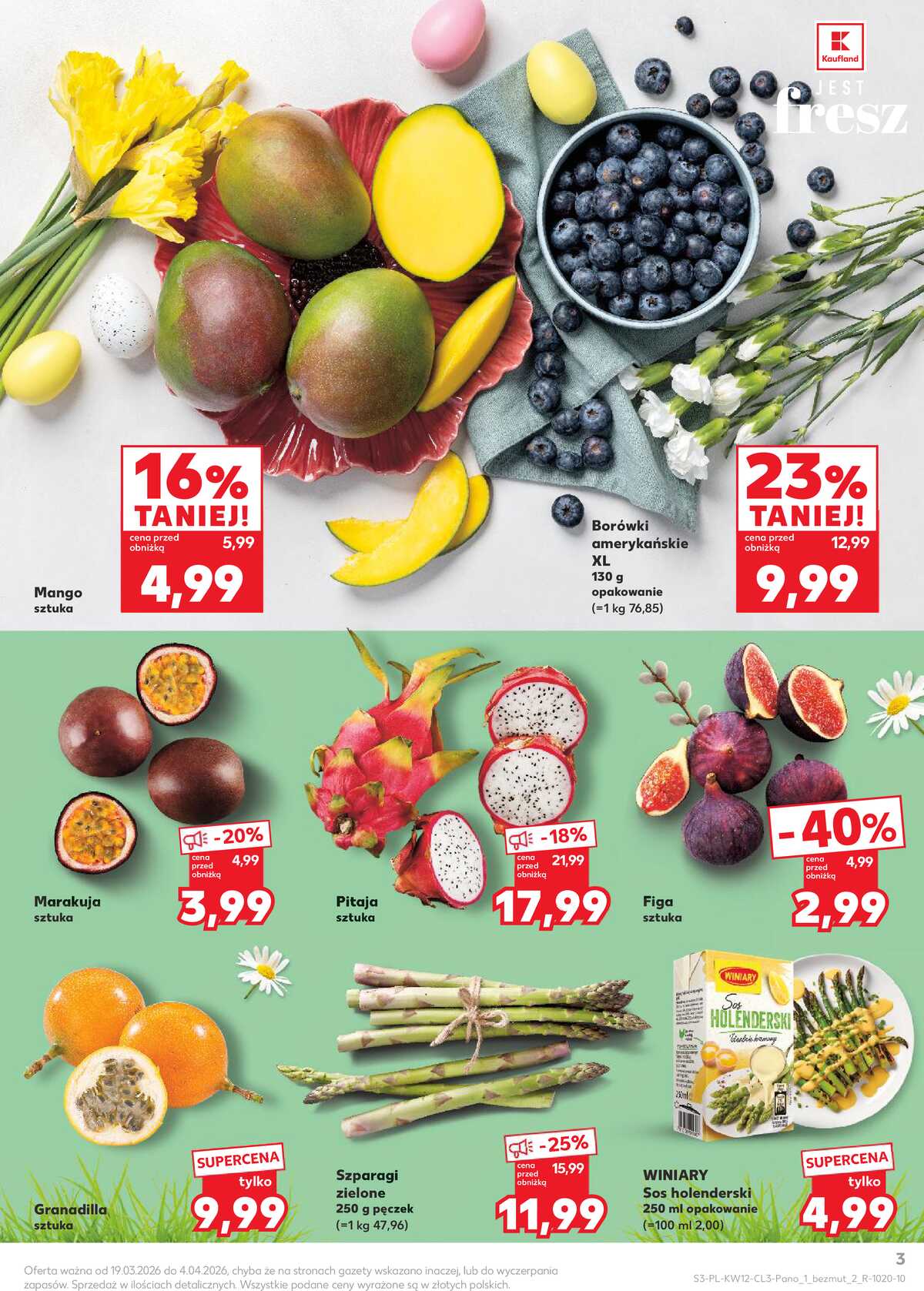 Leták Kaufland Polsko 19.3.-4.4.2026 strana 3