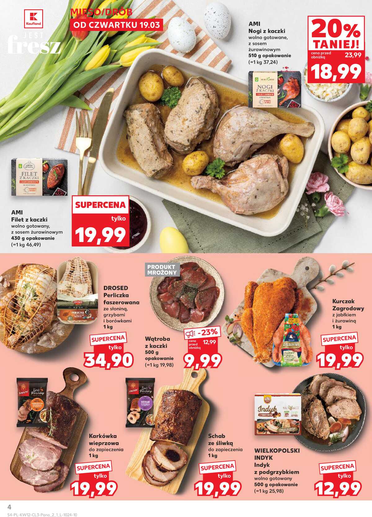 Leták Kaufland Polsko 19.3.-4.4.2026 strana 4
