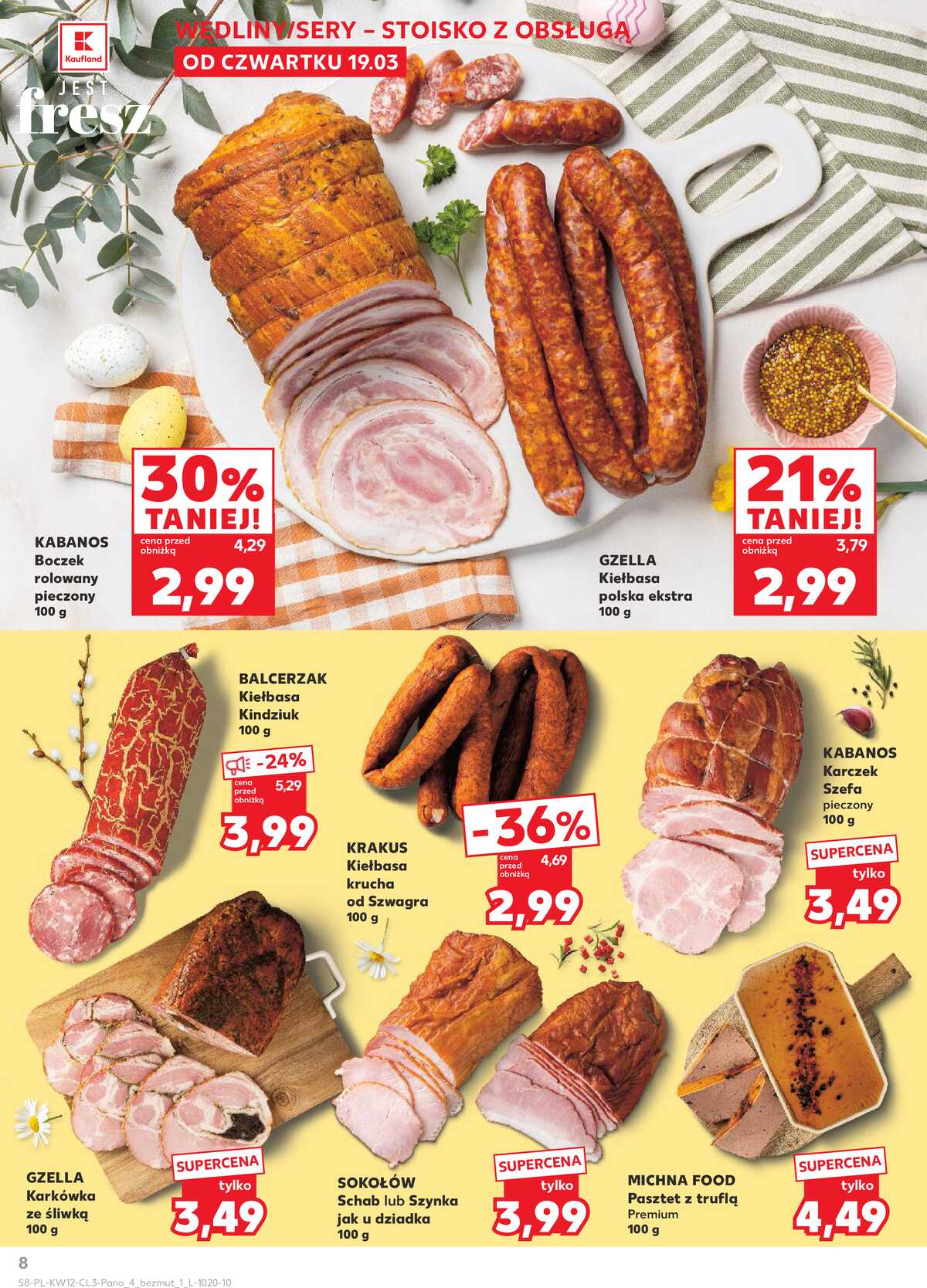 Leták Kaufland Polsko 19.3.-4.4.2026 strana 8