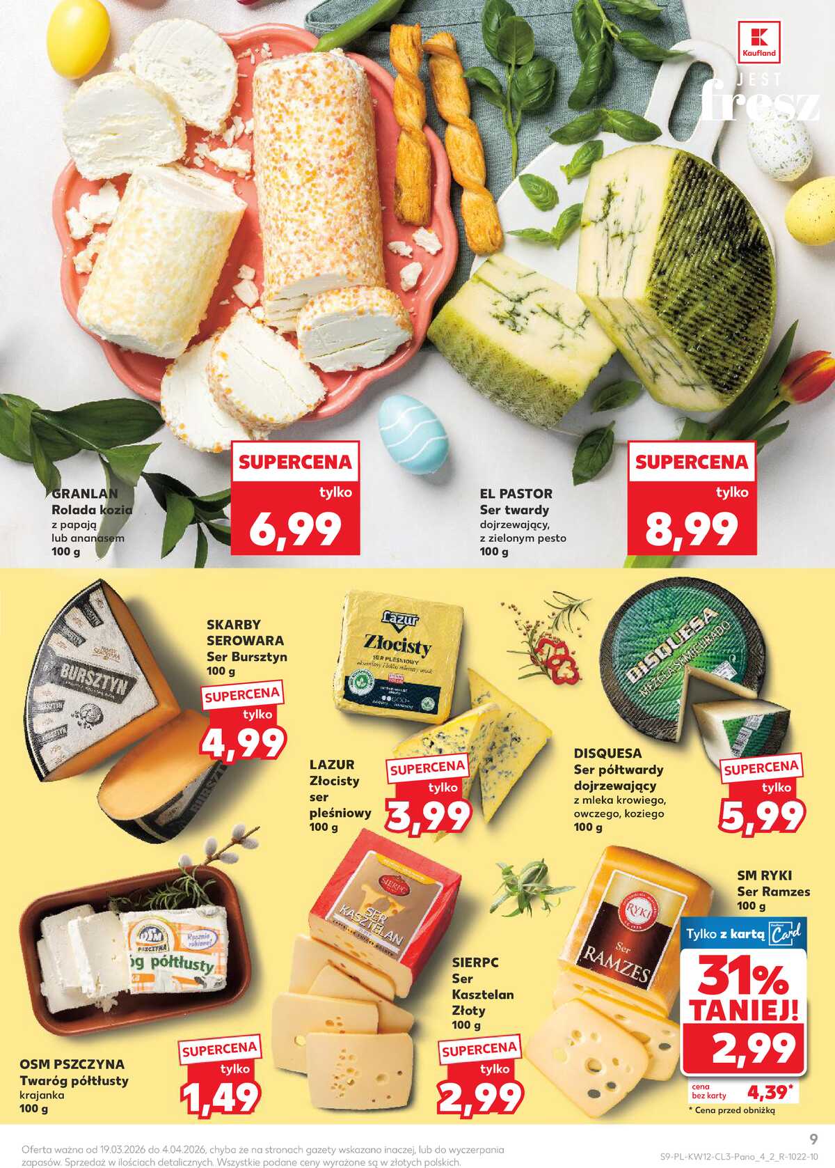 Leták Kaufland Polsko 19.3.-4.4.2026 strana 9