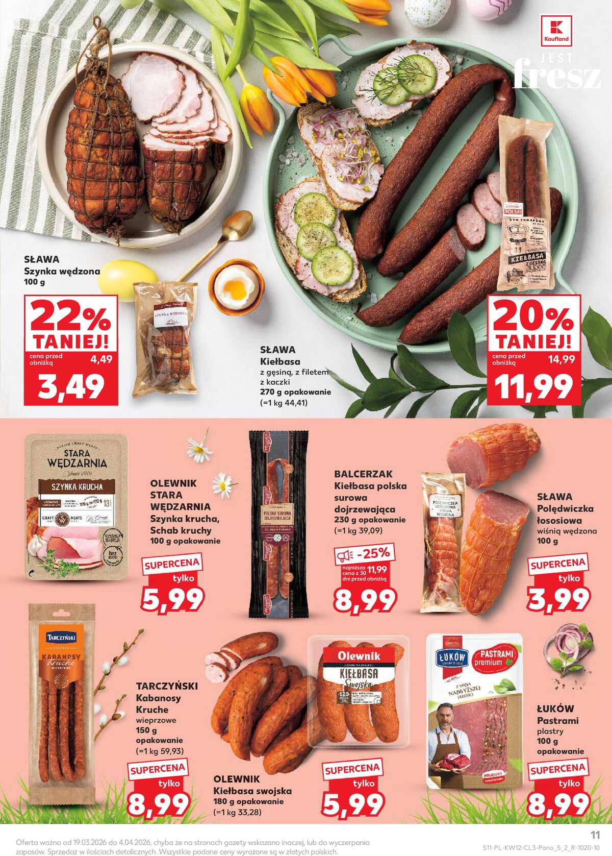 Leták Kaufland Polsko 19.3.-4.4.2026 strana 11