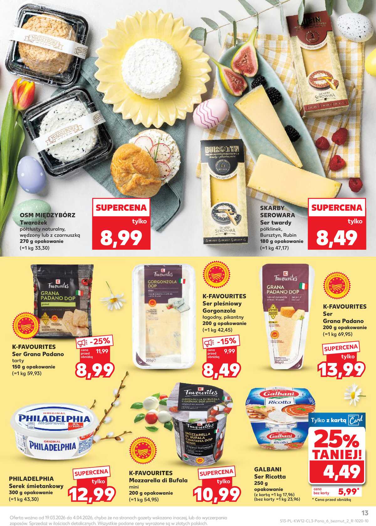 Leták Kaufland Polsko 19.3.-4.4.2026 strana 13