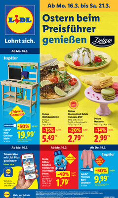 Leták Lidl Německo 16.3.-21.3.2026