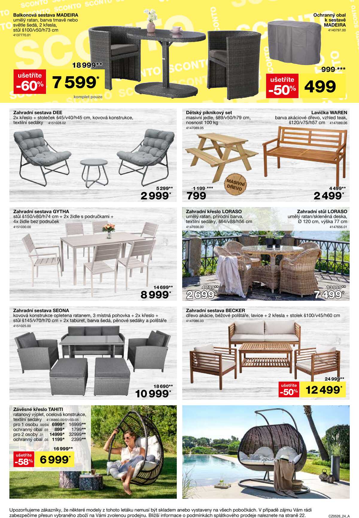 Sconto nábytek od 25.3. do 21.4.2026 strana 24