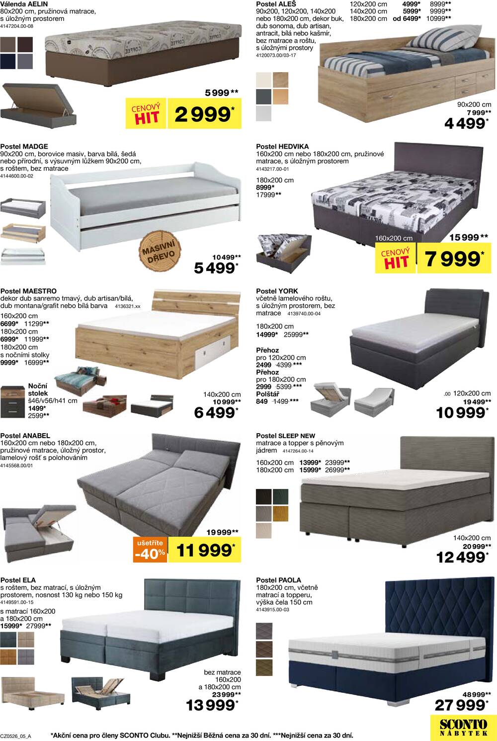 Leták SCONTO Nábytek - Sconto nábytek od 25.3. do 21.4.2026 - strana 5 Leták SCONTO Nábytek - Sconto nábytek od 25.3. do 21.4.2026 - strana 5