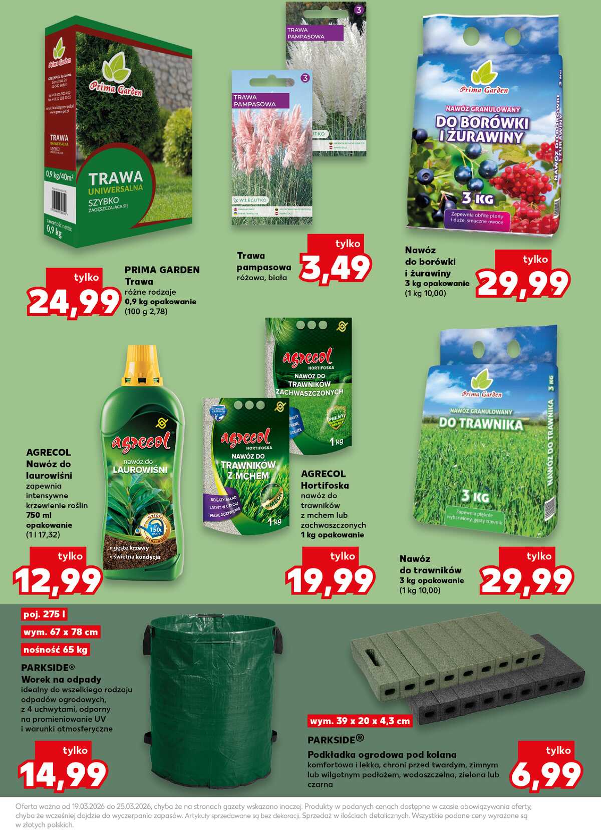 Leták Kaufland Polsko 19.3.-25.3.2026 - Zahrada strana 3