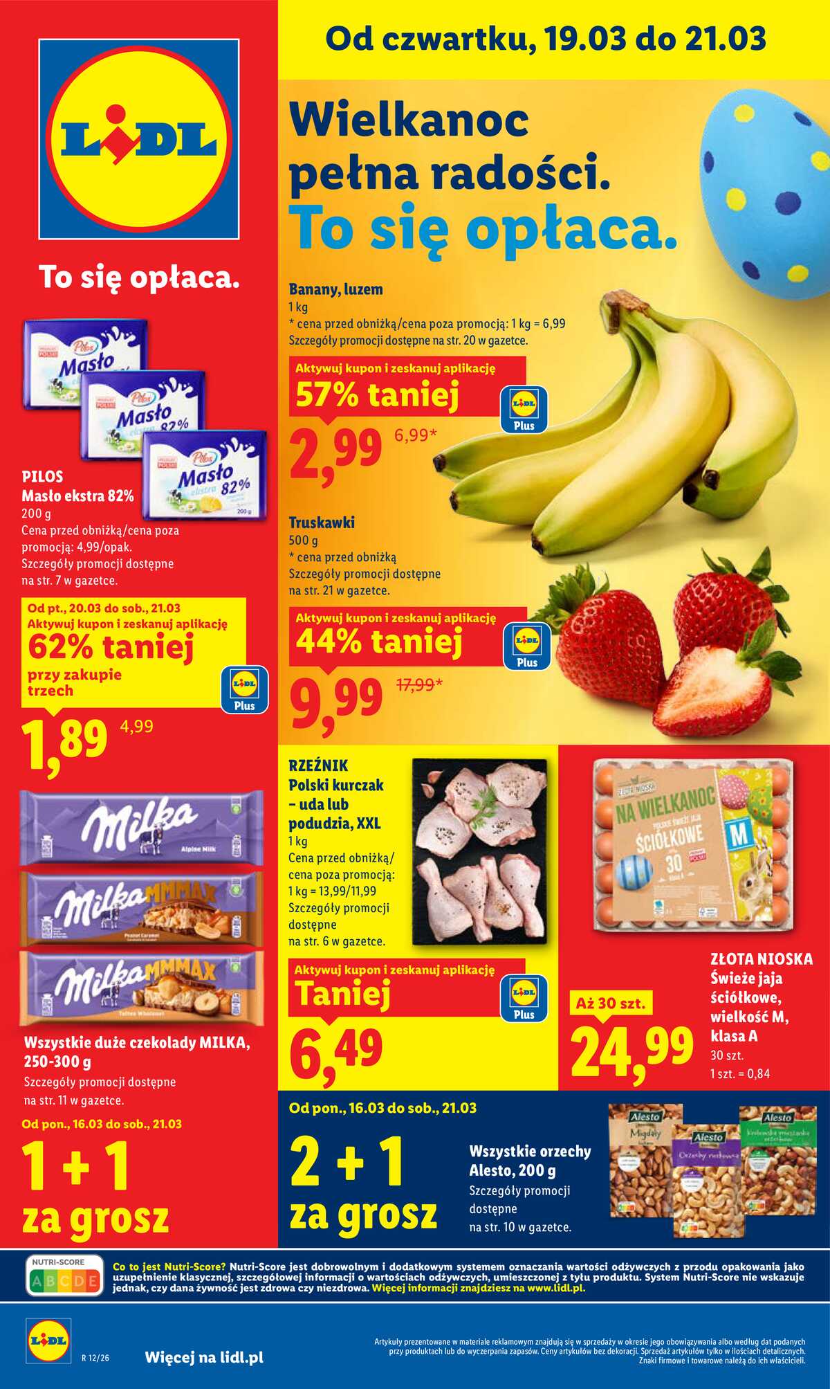 Leták Lidl Polsko 19.3.-21.3.2026 strana 1
