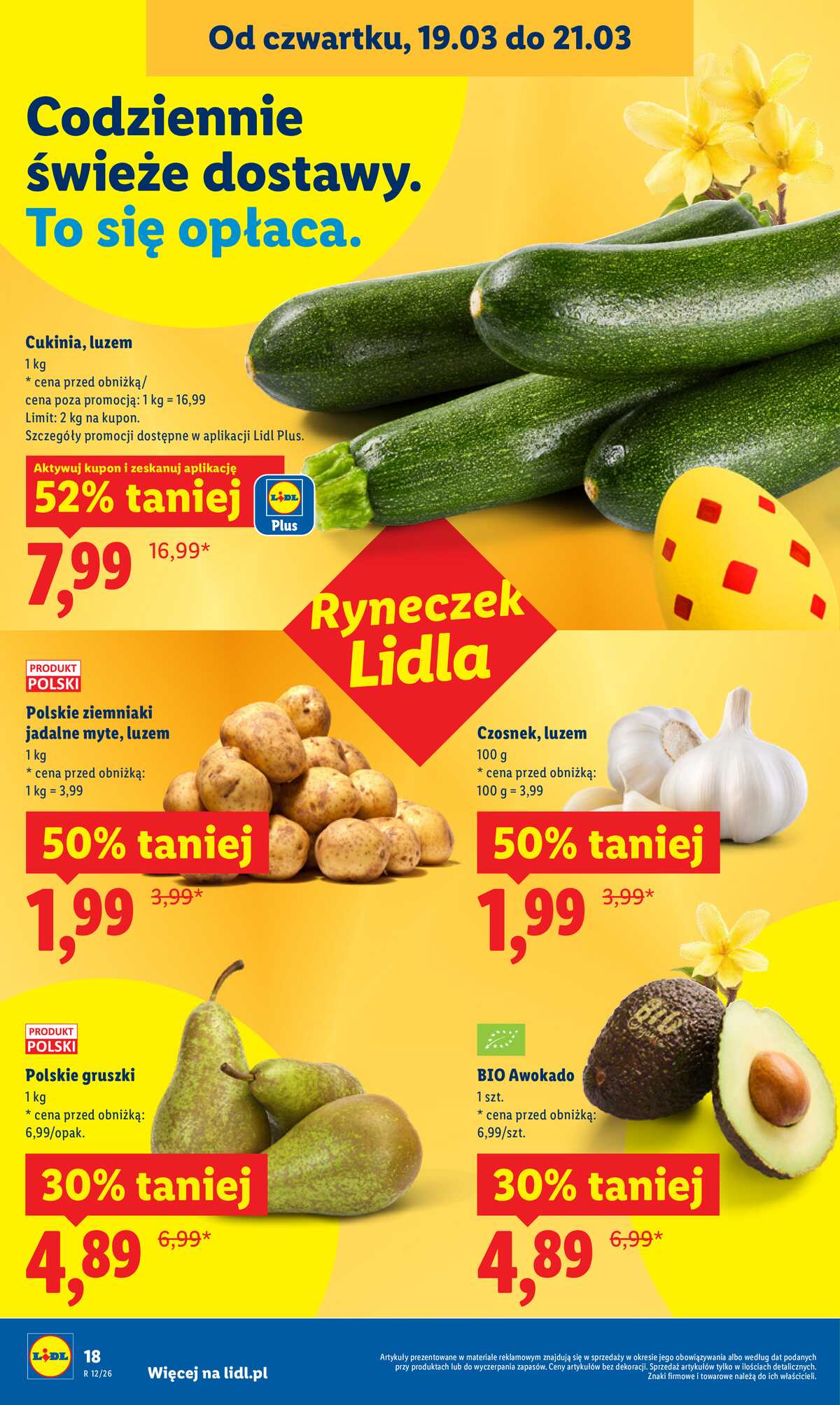 Leták Lidl Polsko 19.3.-21.3.2026 strana 18