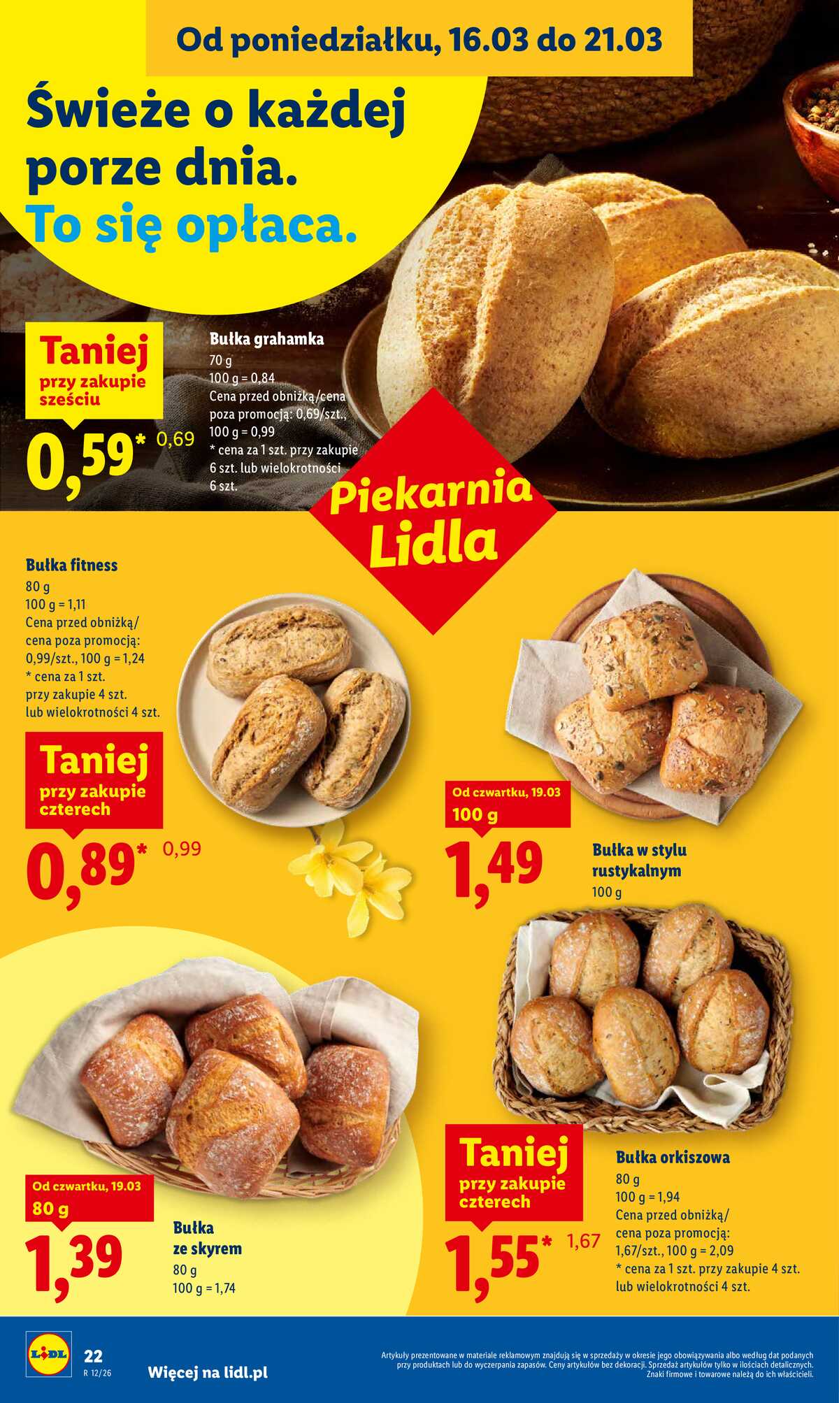 Leták Lidl Polsko 19.3.-21.3.2026 strana 22