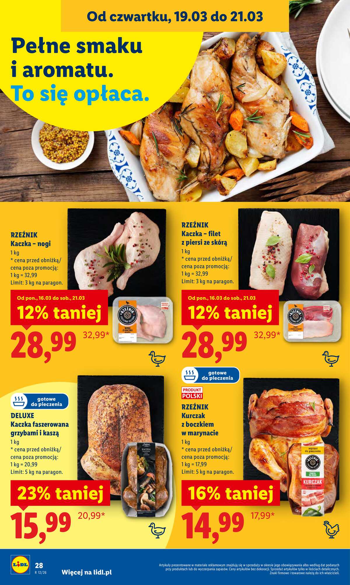 Leták Lidl Polsko 19.3.-21.3.2026 strana 28