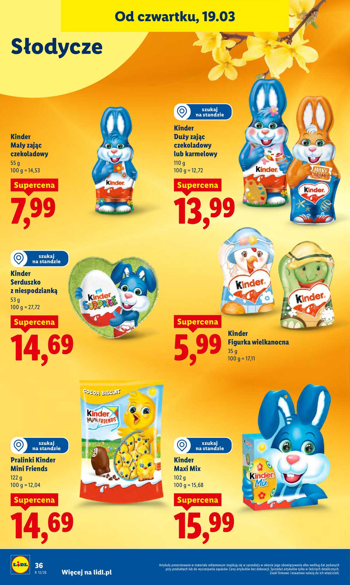 Leták Lidl Polsko 19.3.-21.3.2026 strana 36