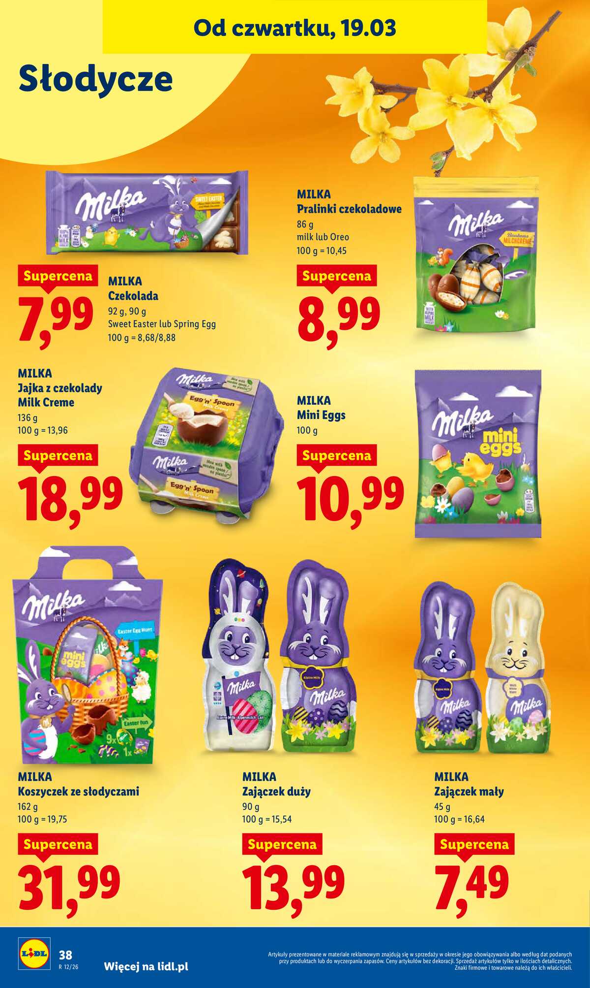 Leták Lidl Polsko 19.3.-21.3.2026 strana 38