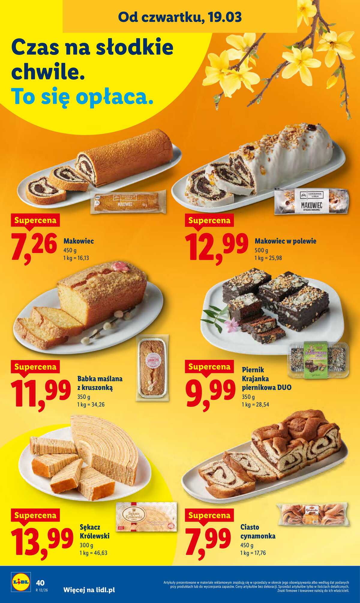 Leták Lidl Polsko 19.3.-21.3.2026 strana 40