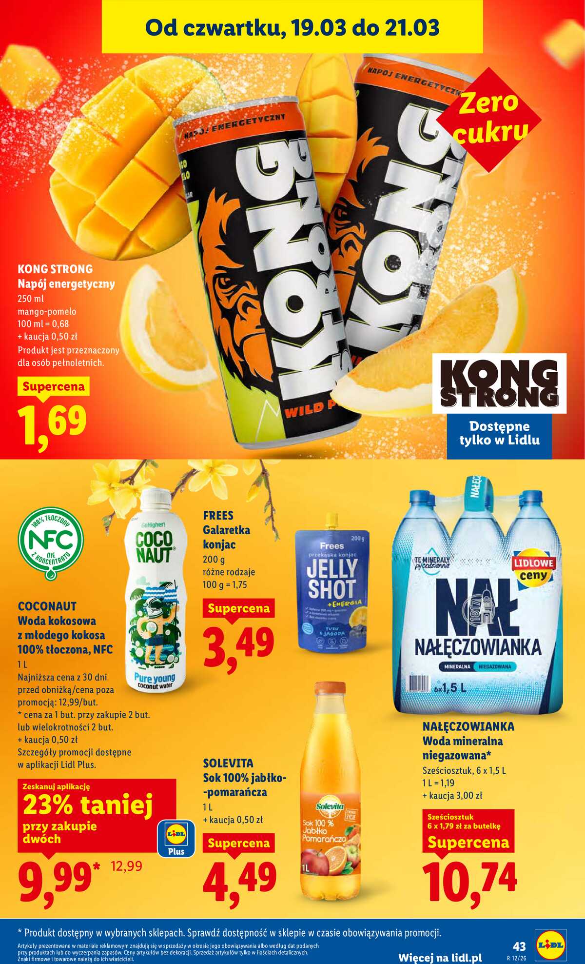Leták Lidl Polsko 19.3.-21.3.2026 strana 43