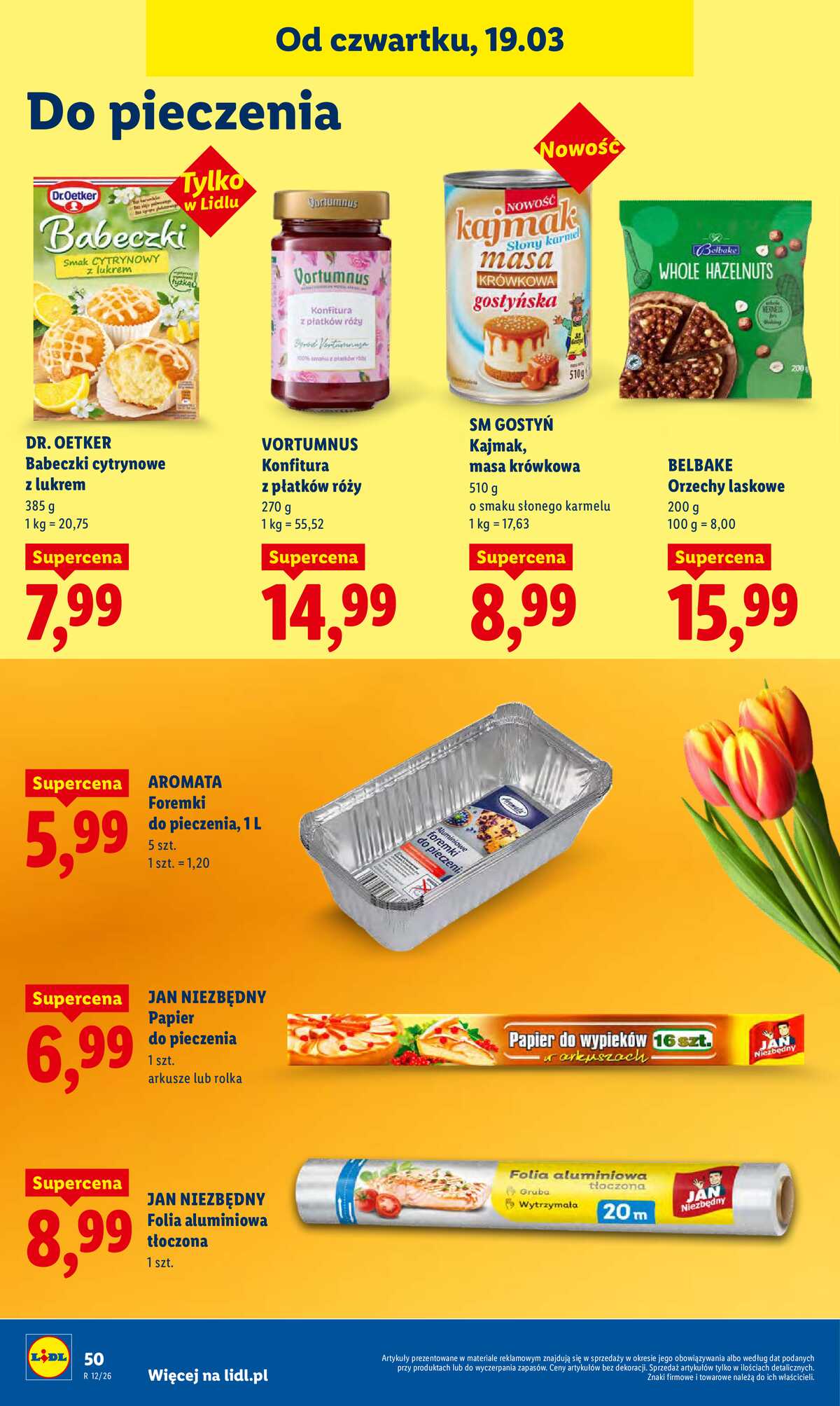 Leták Lidl Polsko 19.3.-21.3.2026 strana 50