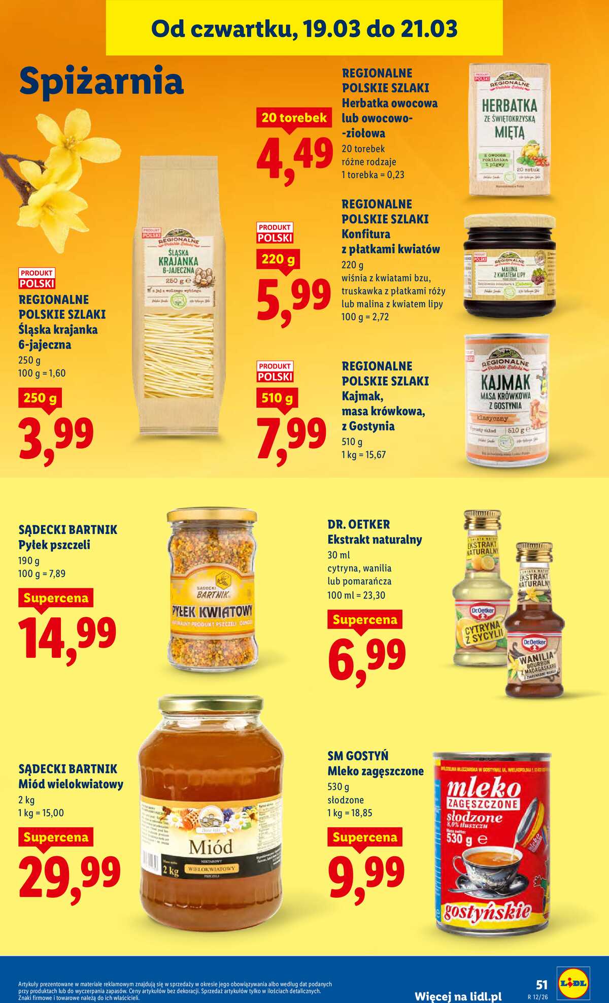 Leták Lidl Polsko 19.3.-21.3.2026 strana 51