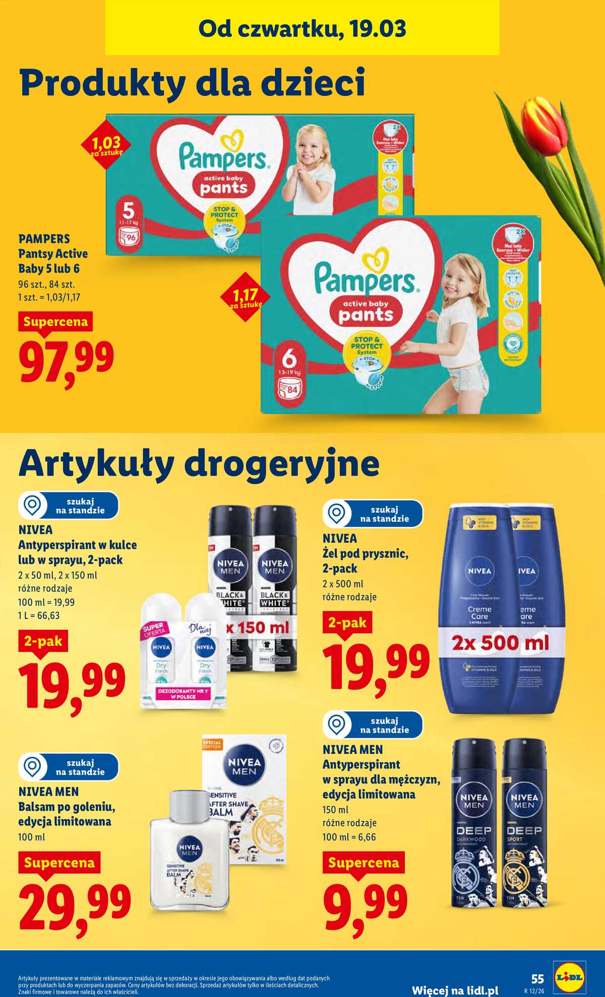 Leták Lidl Polsko 19.3.-21.3.2026 strana 55