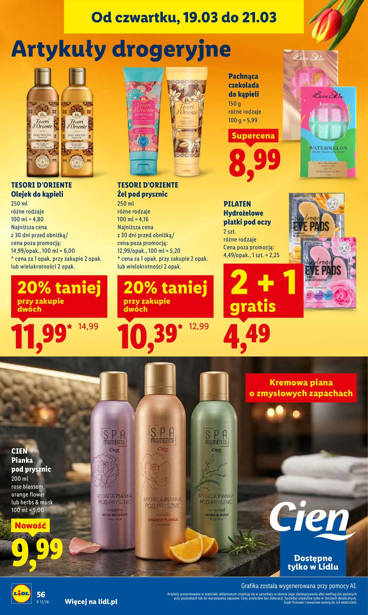 Leták Lidl Polsko 19.3.-21.3.2026 strana 56