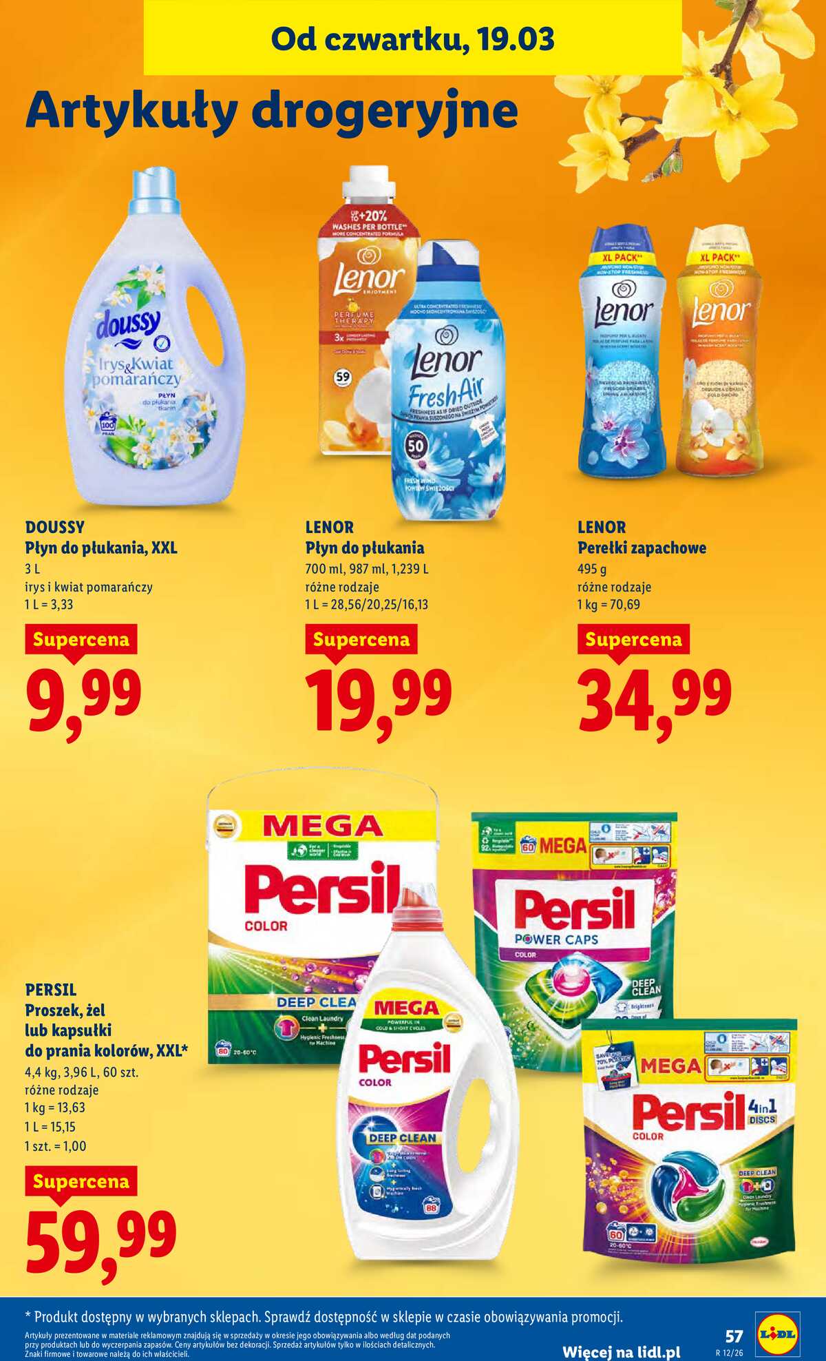 Leták Lidl Polsko 19.3.-21.3.2026 strana 57