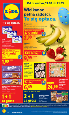 Leták Lidl Polsko 19.3.-21.3.2026