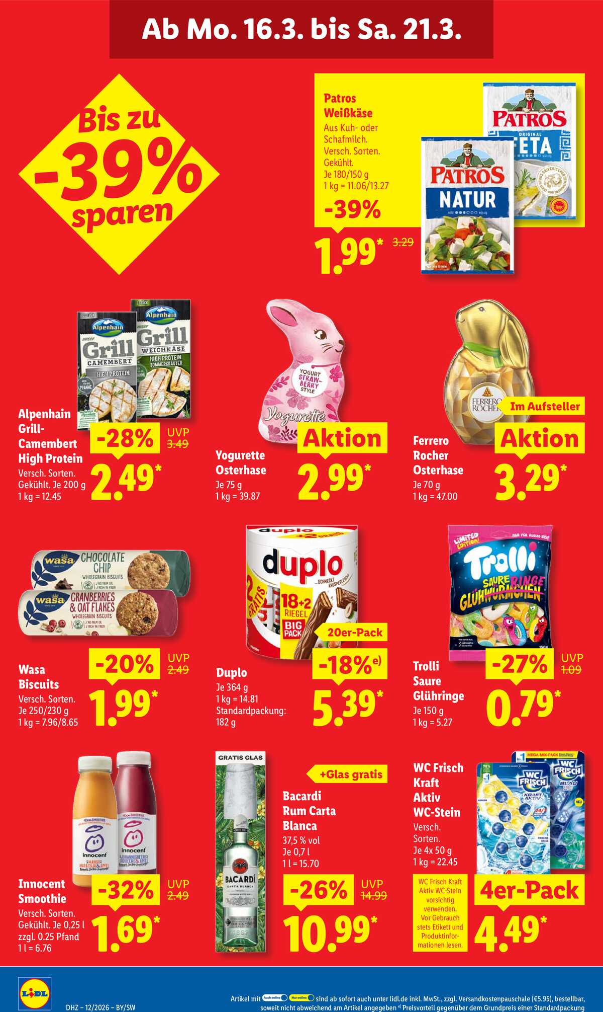Leták Lidl Německo 16.3.-21.3.2026 strana 32