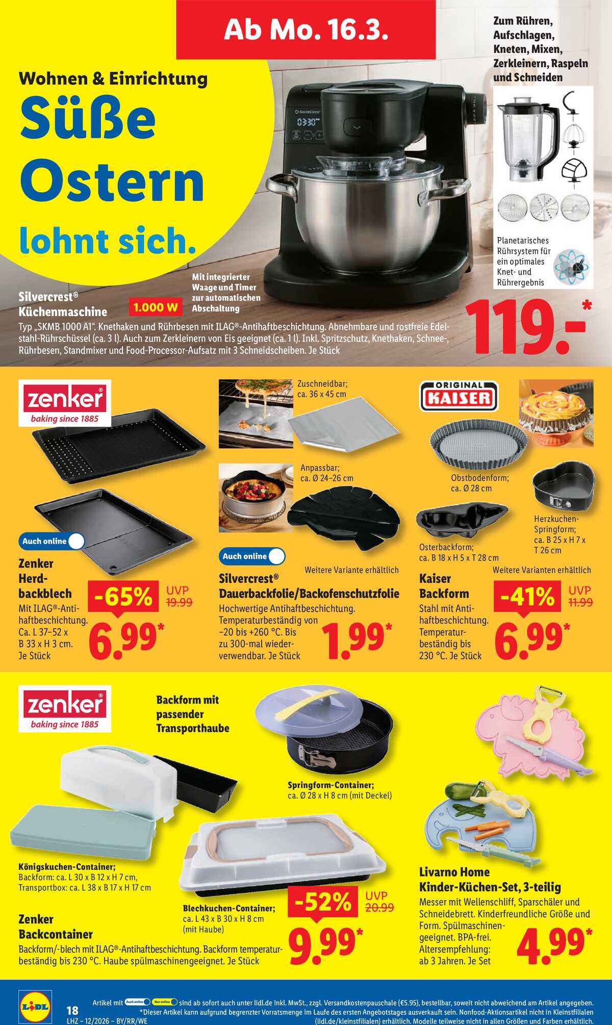 Leták Lidl Německo 16.3.-21.3.2026 strana 34