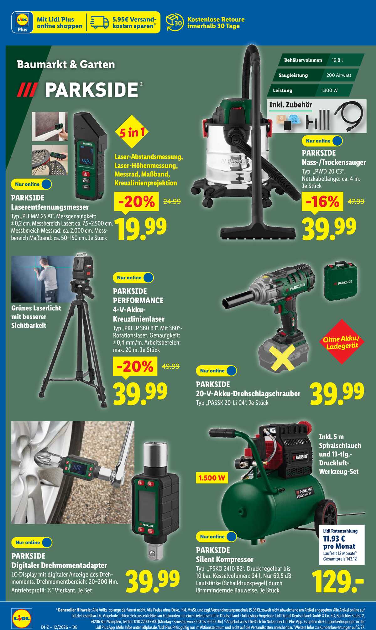 Leták Lidl Německo 16.3.-21.3.2026 strana 56