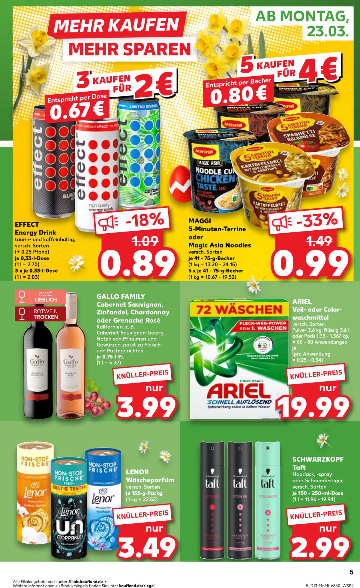Leták Kaufland Německo 23.3.-25.3.2026 strana 5