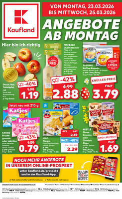 Leták Kaufland Německo 23.3.-25.3.2026