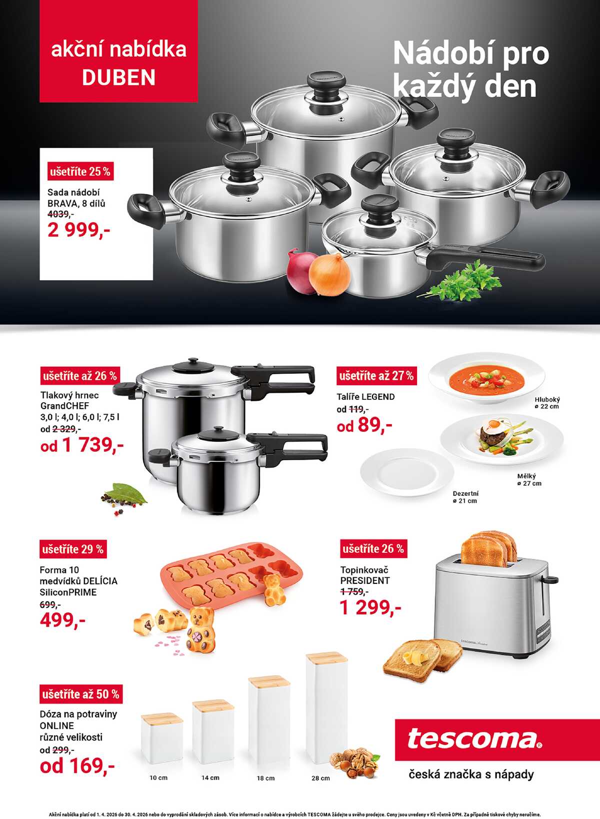 Tescoma  od 1.4. do 30.4.2026 strana 1