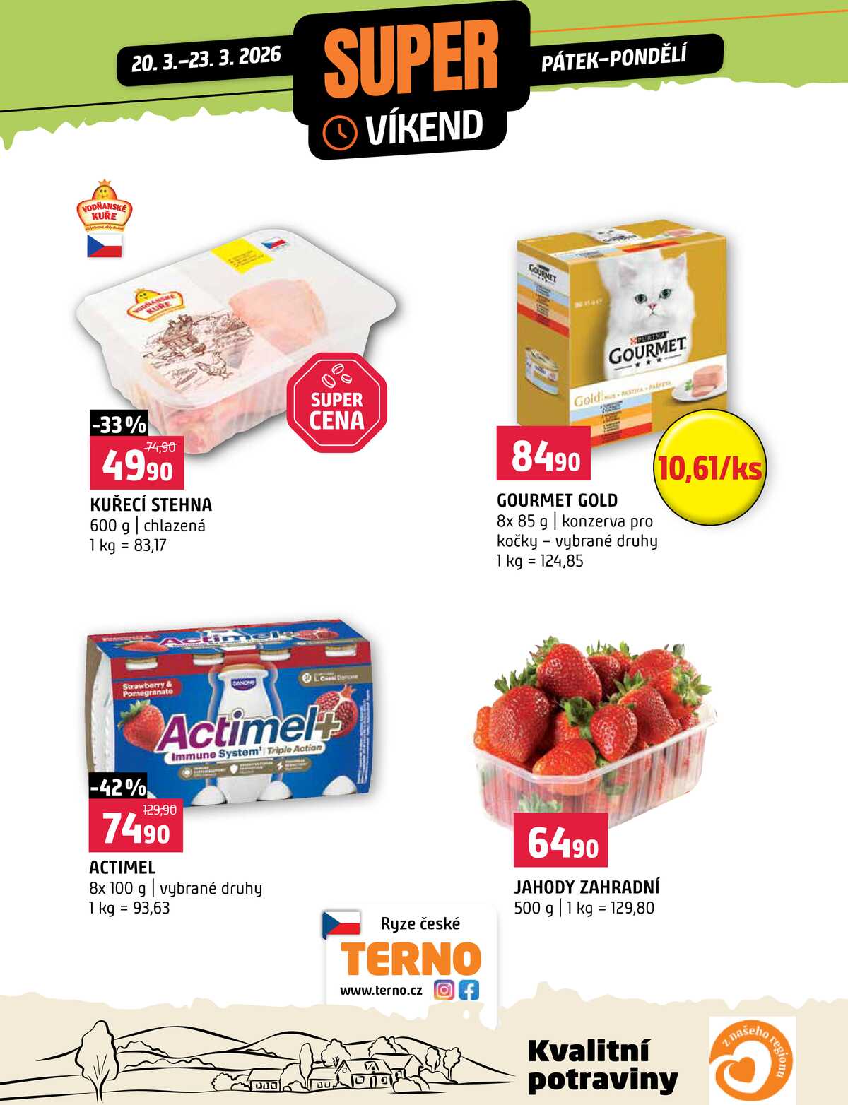 Terno Víkendová akce od 20.3. do 23.3.2026 strana 1