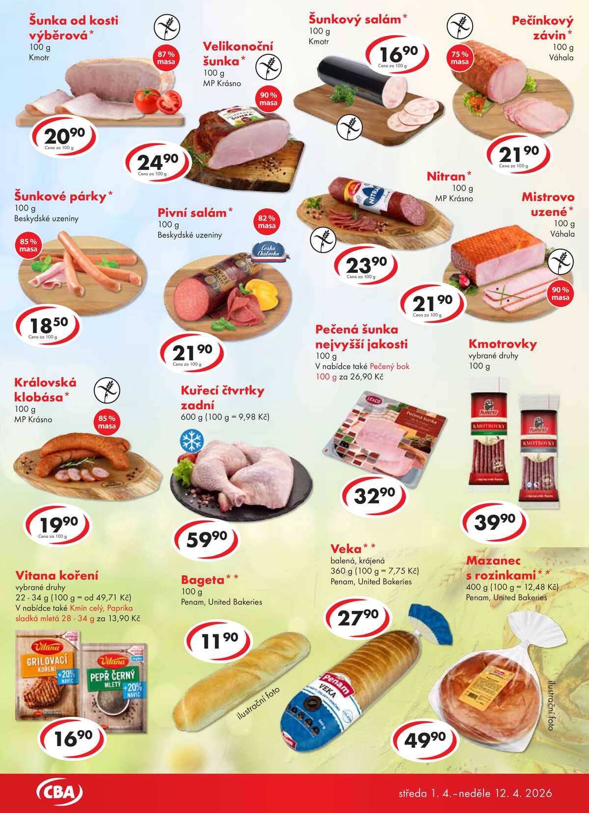 CBA potraviny od 1.4. do 12.4.2026 strana 3