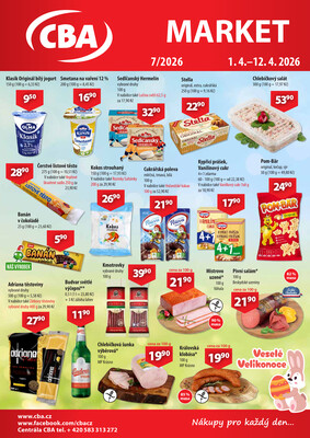 CBA Market od 1.4. do 12.4.2026