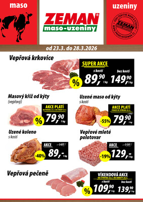 ZEMAN maso-uzeniny letáky