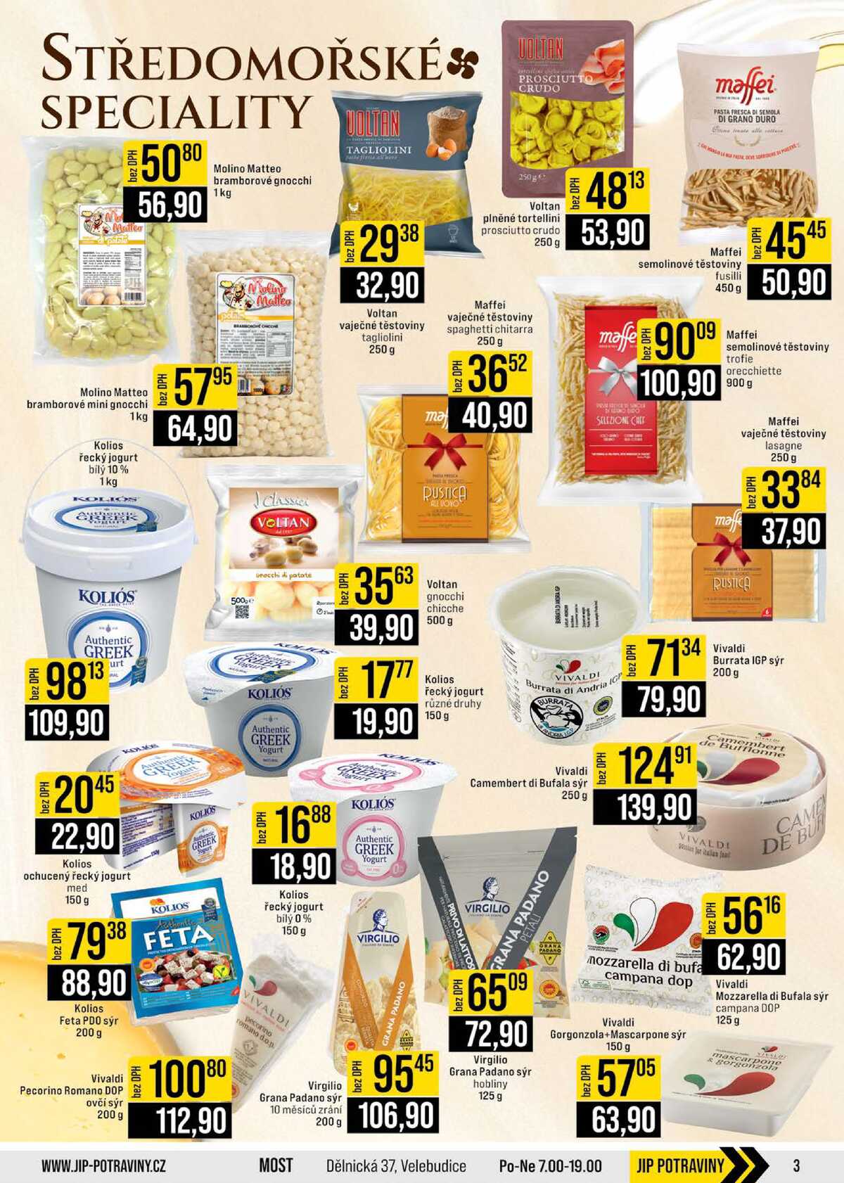 JIP Cash & Carry Brno, Praha, Ostrava, Jilemnice, Pardubice, Ostrava, Karlovy Vary, Olomouc a Zlín od 18.3. do 24.3.2026 strana 3