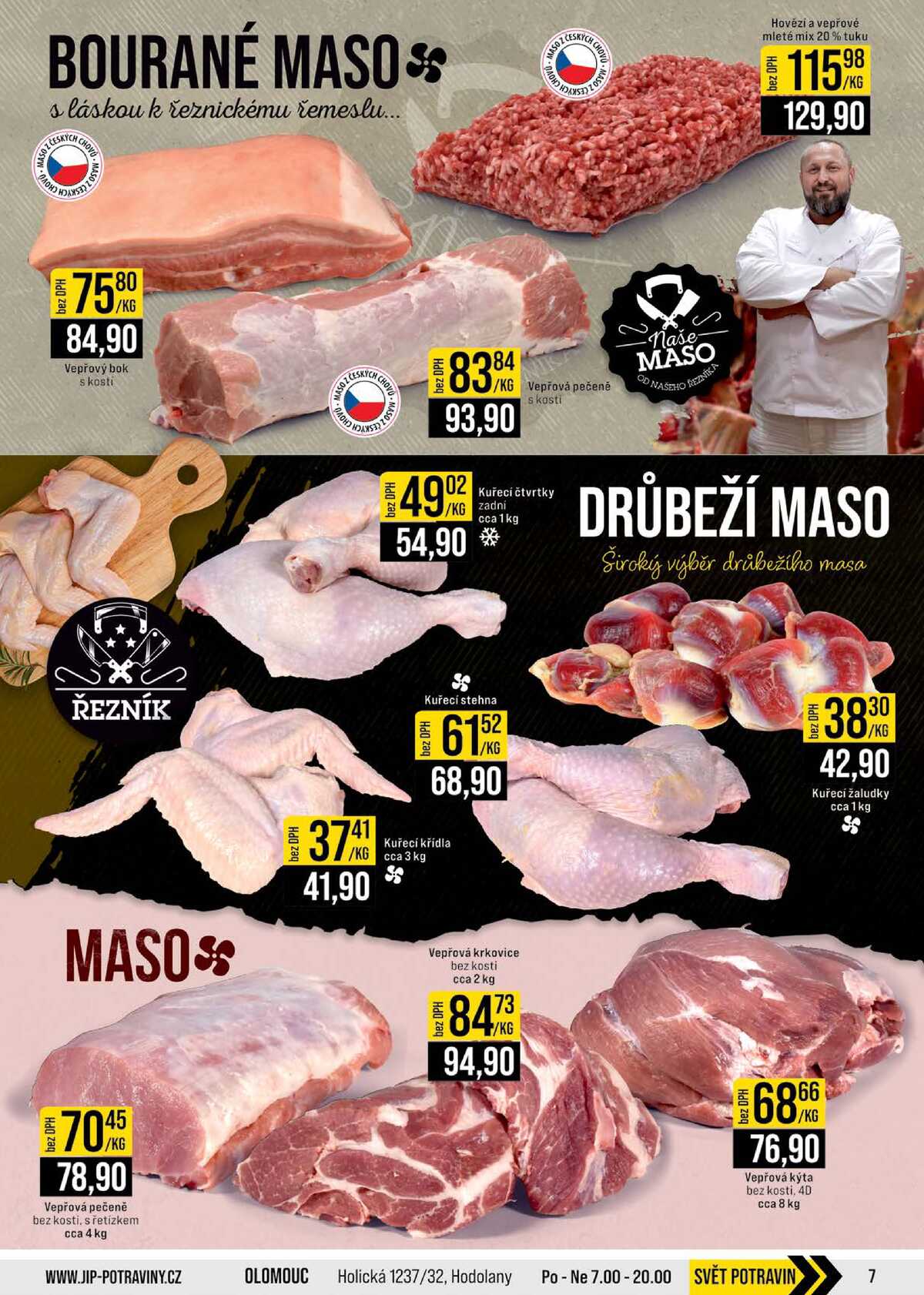 JIP Cash & Carry Brno, Praha, Ostrava, Jilemnice, Pardubice, Ostrava, Karlovy Vary, Olomouc a Zlín od 18.3. do 24.3.2026 strana 7