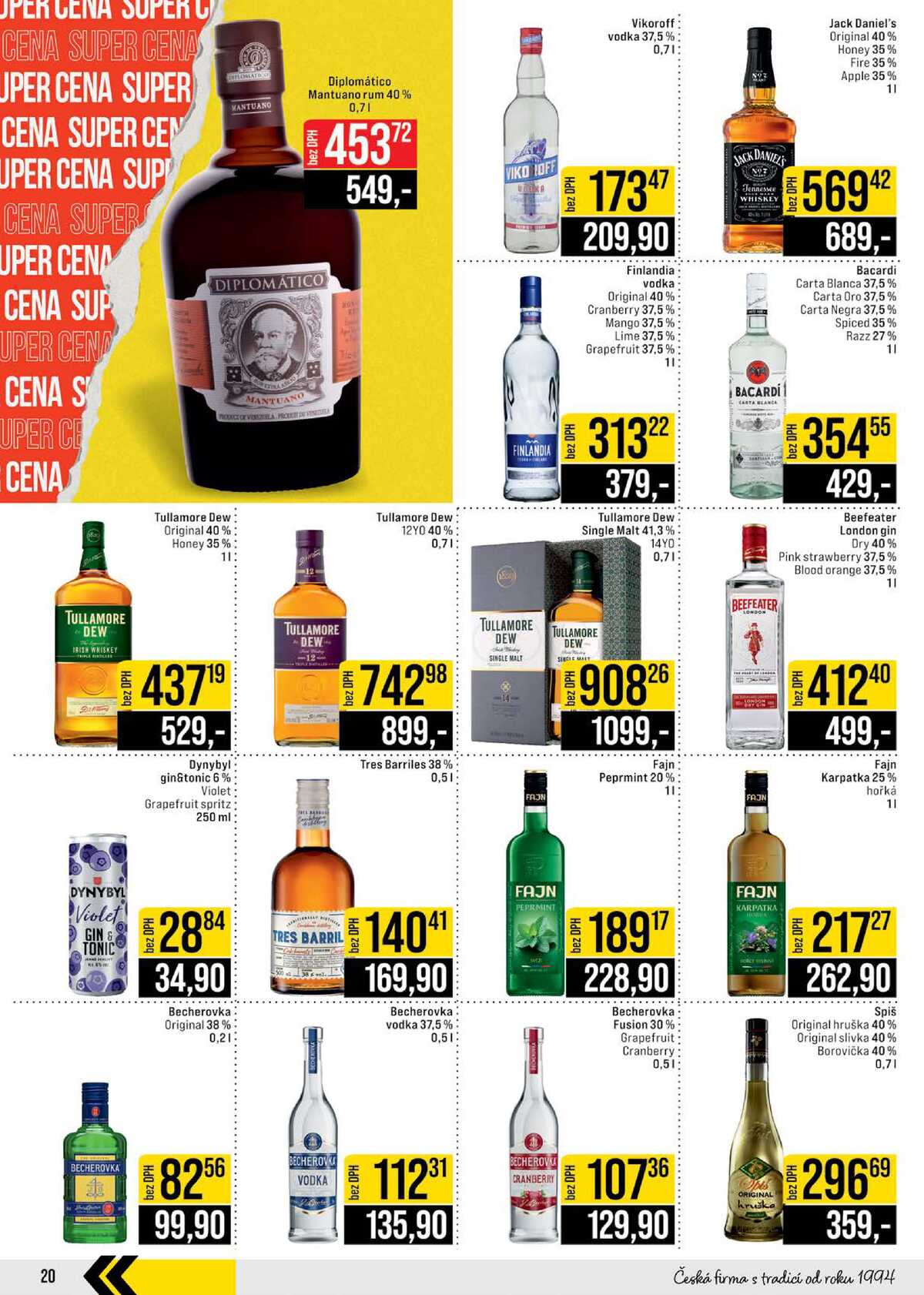 JIP Cash & Carry Brno, Praha, Ostrava, Jilemnice, Pardubice, Ostrava, Karlovy Vary, Olomouc a Zlín od 18.3. do 24.3.2026 strana 20