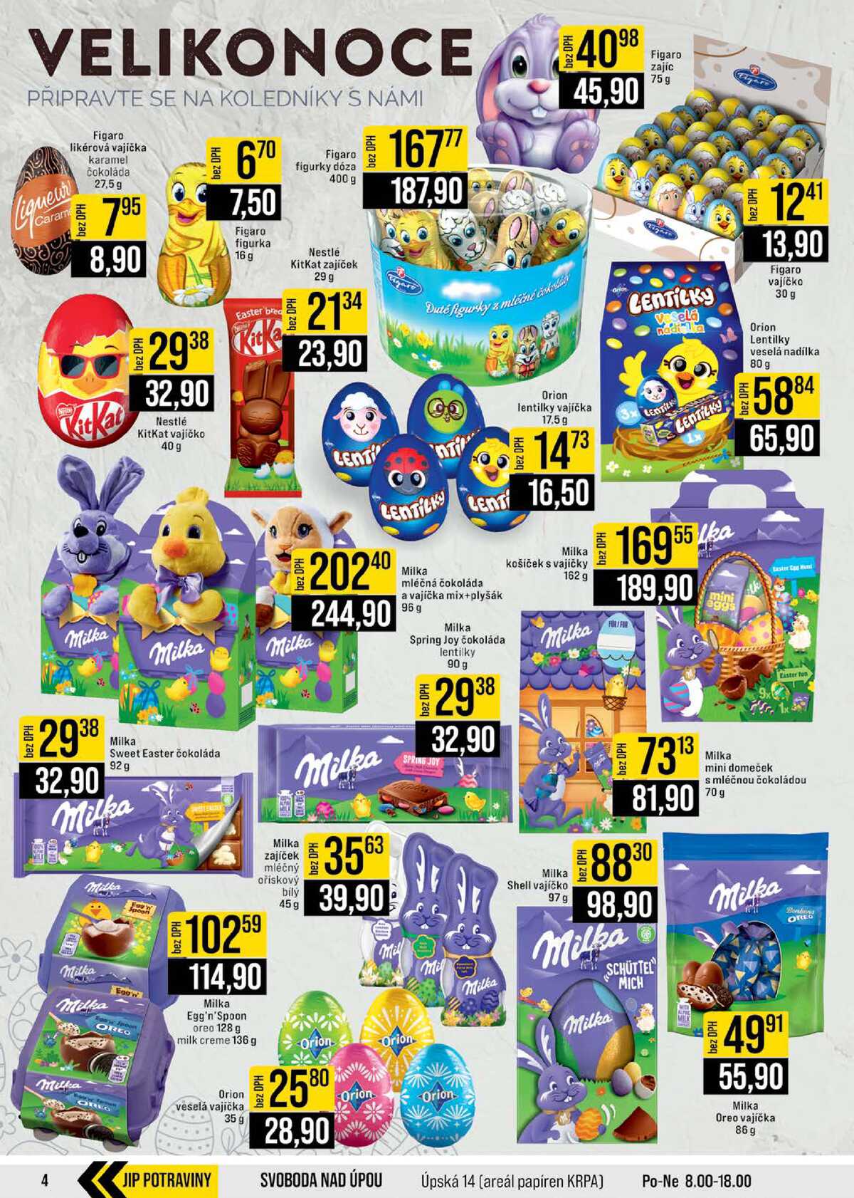 JIP Cash & Carry České Budějovice, Most, Náchod, Polička, Sušice a Svoboda nad Úpou od 18.3. do 24.3.2026 strana 4