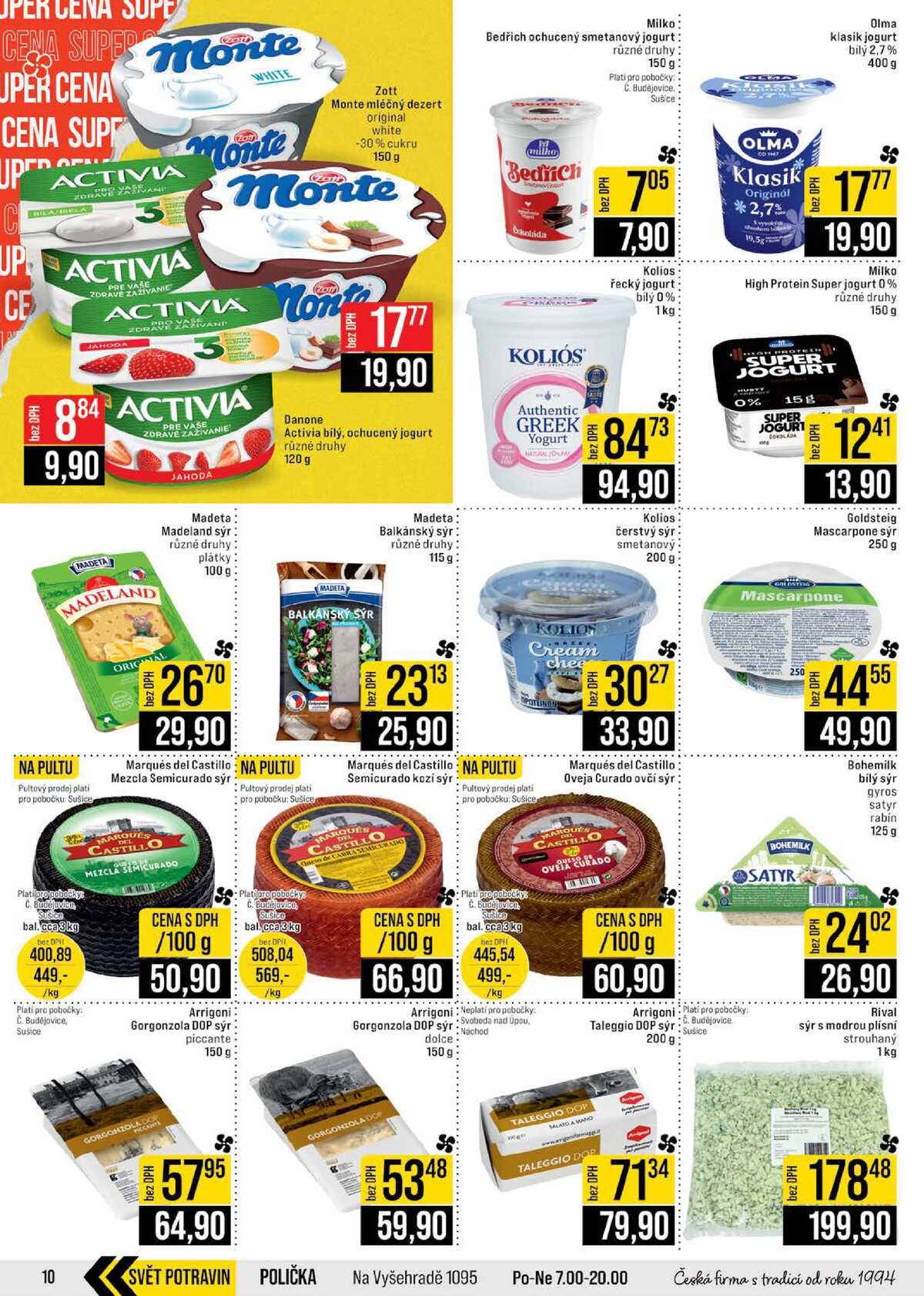 JIP Cash & Carry České Budějovice, Most, Náchod, Polička, Sušice a Svoboda nad Úpou od 18.3. do 24.3.2026 strana 10