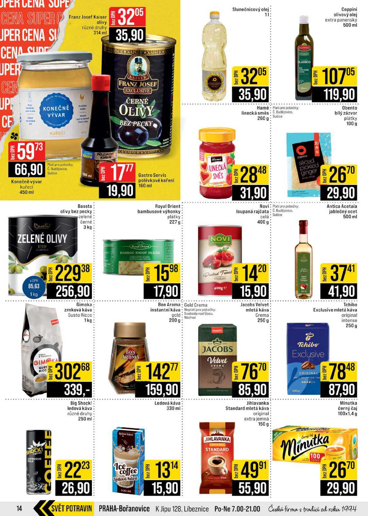 JIP Cash & Carry České Budějovice, Most, Náchod, Polička, Sušice a Svoboda nad Úpou od 18.3. do 24.3.2026 strana 14