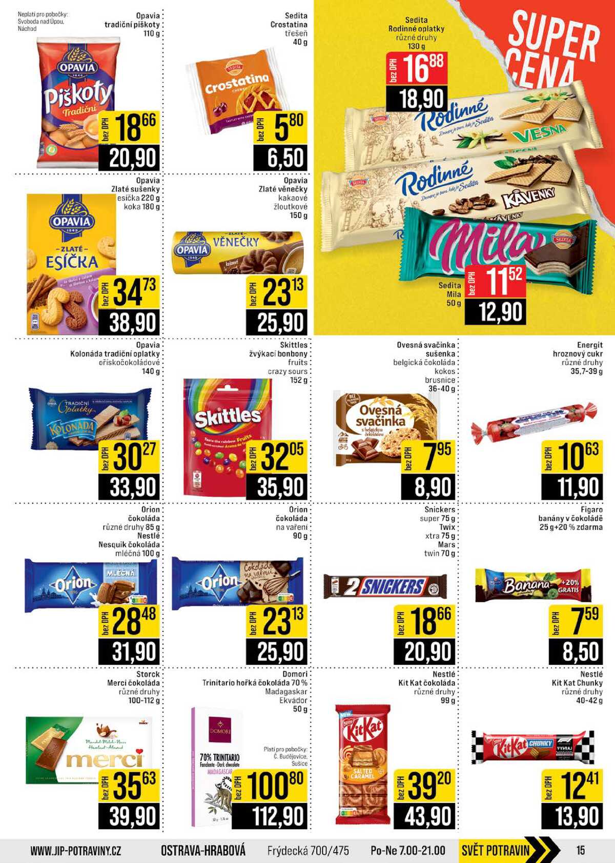 JIP Cash & Carry České Budějovice, Most, Náchod, Polička, Sušice a Svoboda nad Úpou od 18.3. do 24.3.2026 strana 15