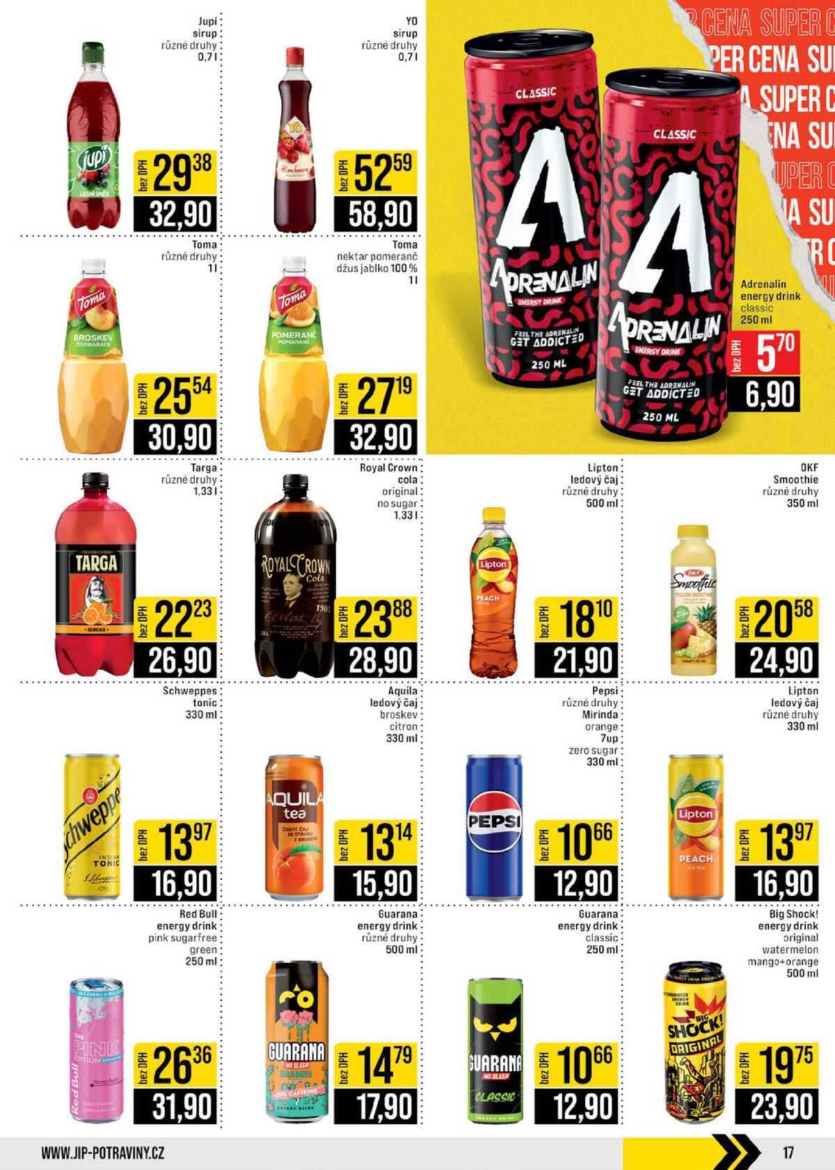 JIP Cash & Carry České Budějovice, Most, Náchod, Polička, Sušice a Svoboda nad Úpou od 18.3. do 24.3.2026 strana 17