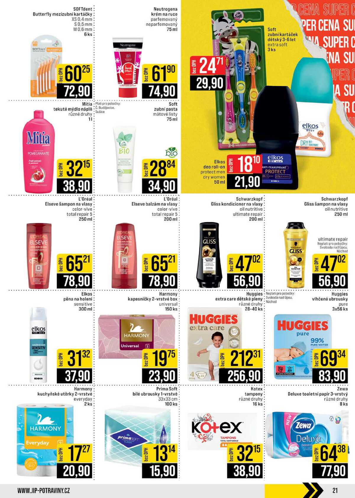 JIP Cash & Carry České Budějovice, Most, Náchod, Polička, Sušice a Svoboda nad Úpou od 18.3. do 24.3.2026 strana 21