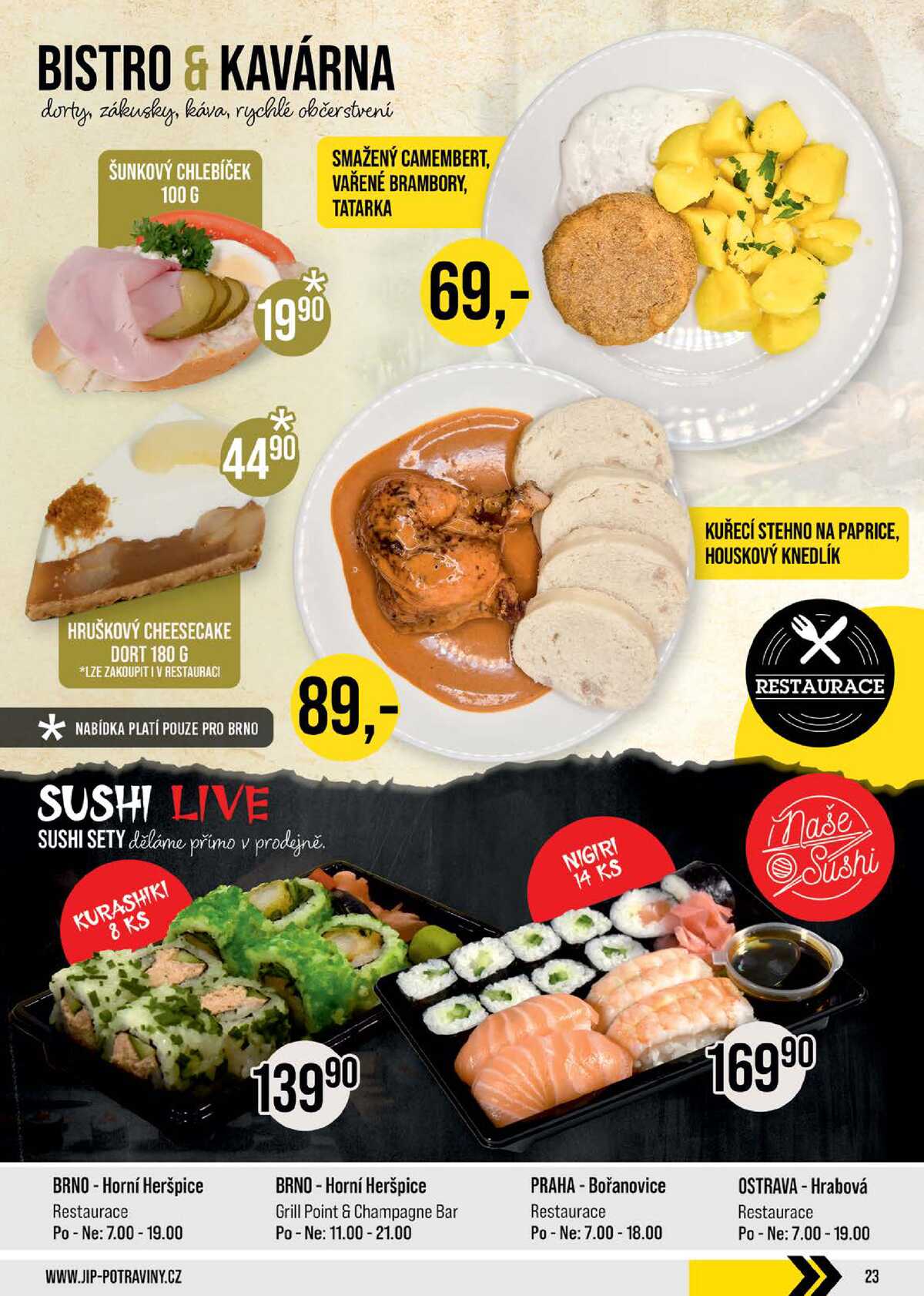 JIP Cash & Carry České Budějovice, Most, Náchod, Polička, Sušice a Svoboda nad Úpou od 18.3. do 24.3.2026 strana 23