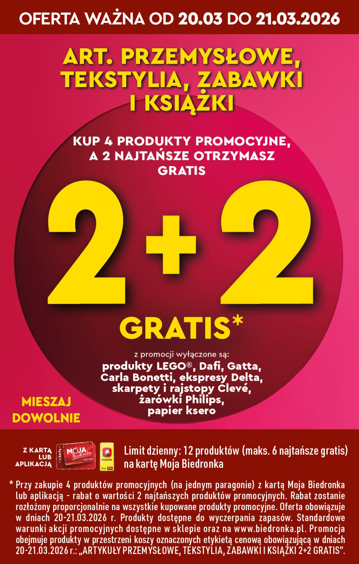 Leták Biedronka Polsko 20.3.-21.3.2026 strana 4