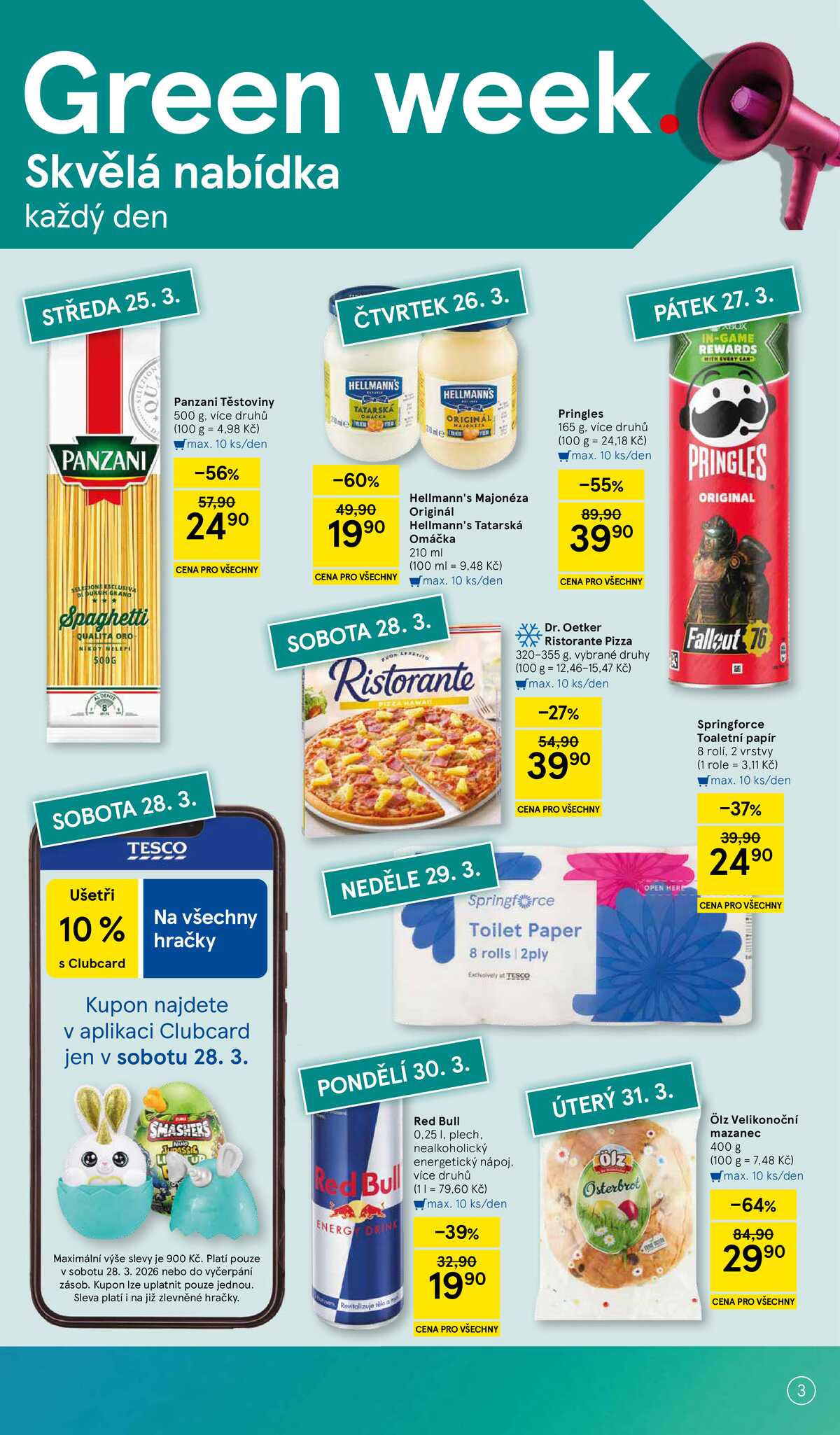 Tesco supermarkety od 25.3. do 30.3.2026 strana 3